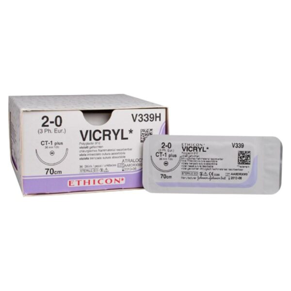 Vicryl - USP 2/0 CT1 violet 70cm V339H, per 36 stuks762415 | Ethicon